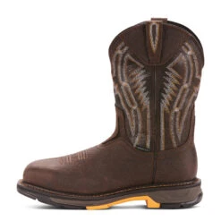 'Ariat' Men's 11" Workhog XT EH Comp Toe - Brown