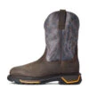 'Ariat' Men's 11" Western Big Rig EH Comp Toe - Iron Coffee / Slate