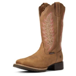 'Ariat' Women's 11" Hybrid Ramble WP Western - Pebble Tan -Travs Outfitter Store F20 WMS WEST 10034049 3 4 front