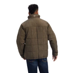'Ariat' Men's Crius Concealed Carry Insulated Jacket - Crocodile -Travs Outfitter Store F22 MNS WEST 10041575 back