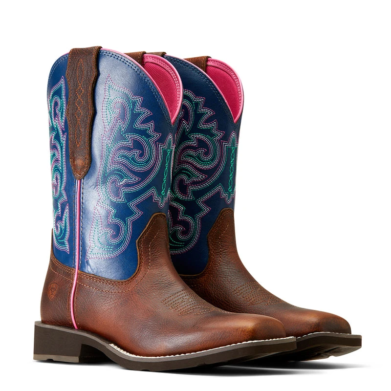 'Ariat' Women's 9" Delilah Stretchfit Square Toe - Dark Cottage / Ole Blue 7 'Ariat' Women's 9" Delilah Stretchfit Square Toe - Dark Cottage / Ole Blue - Image 7