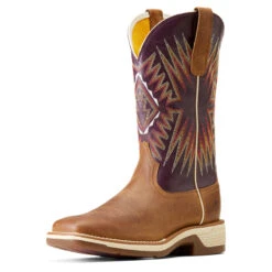 'Ariat' Women's Ridgeback Western Square Toe - Toasty Tan / Vino 13 'Ariat' Women's Ridgeback Western Square Toe - Toasty Tan / Vino -Travs Outfitter Store F23 WMS WEST 10046938 3 4 front