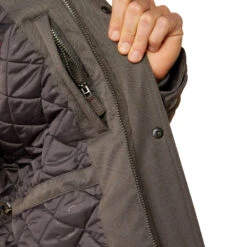 'Ariat' Men's Abilene Parka - Grey Heather -Travs Outfitter Store F24 MNS WEST 10051996 detail02