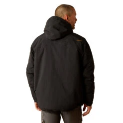'Ariat' Men's Rebar Cordura Insulated Jacket - Black -Travs Outfitter Store F24 MNS WORK 10052119 back