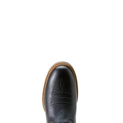 'Ariat' Women's Ranahan Western Boots - Black Deertan -Travs Outfitter Store F24 WMS WEST 10053600 toe