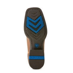 'Ariat' Youth 8.5" Outrider Western Square Toe - Toasty Tan/ Voyage 7 'Ariat' Youth 8.5" Outrider Western Square Toe - Toasty Tan/ Voyage -Travs Outfitter Store F24 YTH WEST 10053621 sole