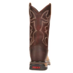 'Rocky' Men's 10" Original Ride Branson Roper WP Round Toe - Tan / Bridle Brown 11 'Rocky' Men's 10" Original Ride Branson Roper WP Round Toe - Tan / Bridle Brown -Travs Outfitter Store FQ0002732 back