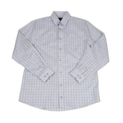 'FX Fusion' Men's Multi Checkered Long Sleeve - Blue Multi