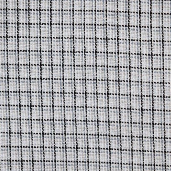 'FX Fusion' Men's Textured Mini Checkered Long Sleeve - Grey Multi 2 'FX Fusion' Men's Textured Mini Checkered Long Sleeve - Grey Multi - Image 2