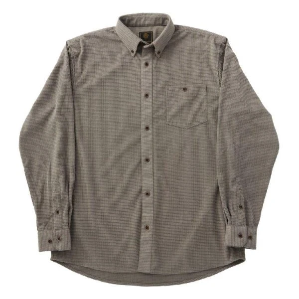 'FX Fusion' Men's Washed Waffle Shirt - Pewter 1 'FX Fusion' Men's Washed Waffle Shirt - Pewter