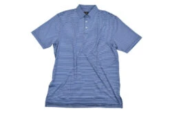 'FX Fusion' Men's 3 Color Stripe Polo - Blue