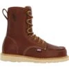 'Georgia Boot' Men's 8" Wedge Moc Toe EH Soft Toe - Brown