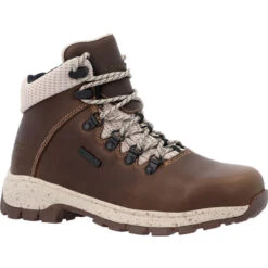 'Georgia Boot' Women's 5" Eagle Trail EH WP Alloy Toe - Dark Brown 12 'Georgia Boot' Women's 5" Eagle Trail EH WP Alloy Toe - Dark Brown -Travs Outfitter Store GB00556