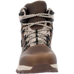 'Georgia Boot' Women's 5" Eagle Trail EH WP Alloy Toe - Dark Brown 10 'Georgia Boot' Women's 5" Eagle Trail EH WP Alloy Toe - Dark Brown -Travs Outfitter Store GB00556 front