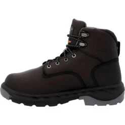'Georgia Boot' Men's 6" OT Int. MetGuard EH WP Alloy Toe - Black -Travs Outfitter Store GB00562 instep profile