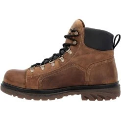 'Georgia Boot' Men's 6" EH WP Steel Toe - Brown -Travs Outfitter Store GO GB0535TS BRN3