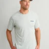 'Huk' Men's KC Americana Series T-Shirt - Harbor Mist