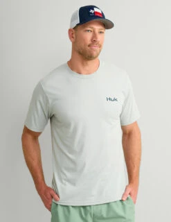 'Huk' Men's KC Americana Series T-Shirt - Harbor Mist