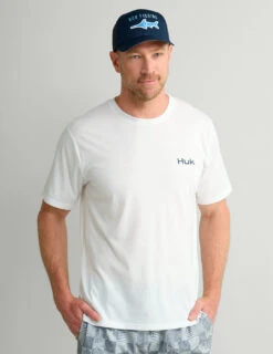 'Huk' Men's KC Americana Series T-Shirt - White