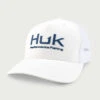 'Huk' Men's Huk Performance Trucker Cap - White