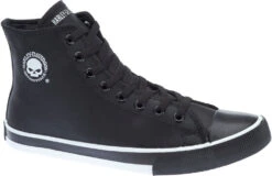 'Harley Davidson' Men's Baxter Hi-Top W/Skull - Black -Travs Outfitter Store HDM D93341 121515 F16 022
