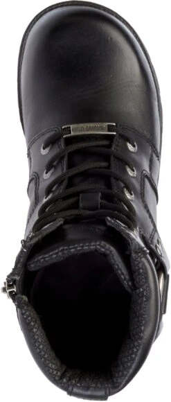 'Harley Davidson' Women's 5.5" Jocelyn Zip Boot - Black -Travs Outfitter Store HDW D83775 040215 F15 TOP