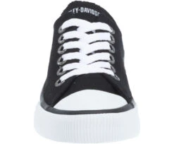 'Harley Davidson' Women's Zia Black Canvas Sneaker - Black -Travs Outfitter Store HDW D83817 062215 F15 090