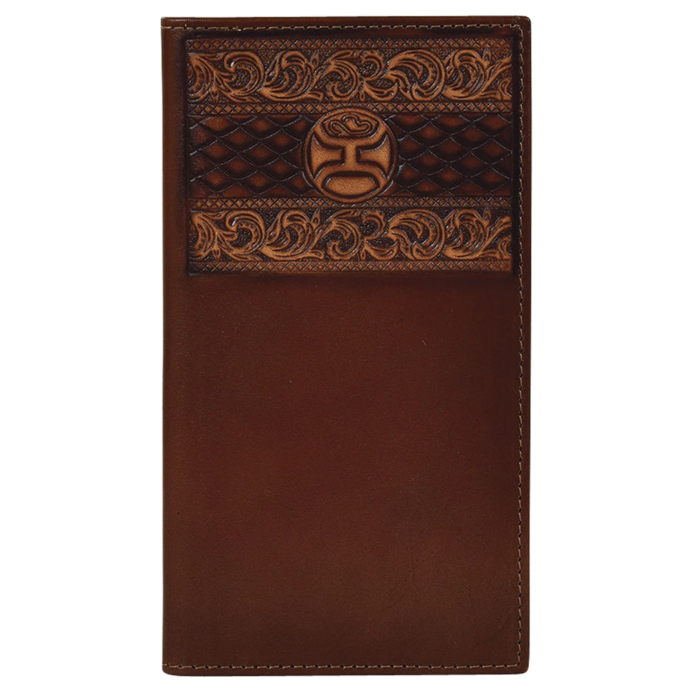 'TRENDITIONS' Men's Hooey Tooled Rodeo Wallet - Brown 1 'TRENDITIONS' Men's Hooey Tooled Rodeo Wallet - Brown
