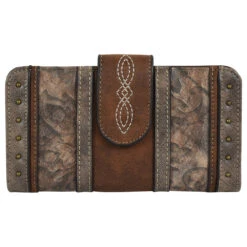 'TRENDITIONS' Women's Justin Slim Wallet - Tan