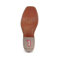 'Hyer' Men's 13" Sawyer Western Square Toe - Tan / Hyer Red 5 'Hyer' Men's 13" Sawyer Western Square Toe - Tan / Hyer Red -Travs Outfitter Store HM11007Sawyer Outsole