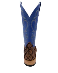 'Anderson Bean' Men's 13" HorsePower Top Hand Big Bass Square Toe - Pirarucu / Royal Sinsation -Travs Outfitter Store HP80075