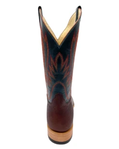 'Olathe' Men's 13" Top Hand Western Square Toe - Cowboy Comanche / Navy Explosion -Travs Outfitter Store HP80545