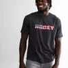 'Hooey' Men's Patriot Crew Short Sleeve - Charcoal