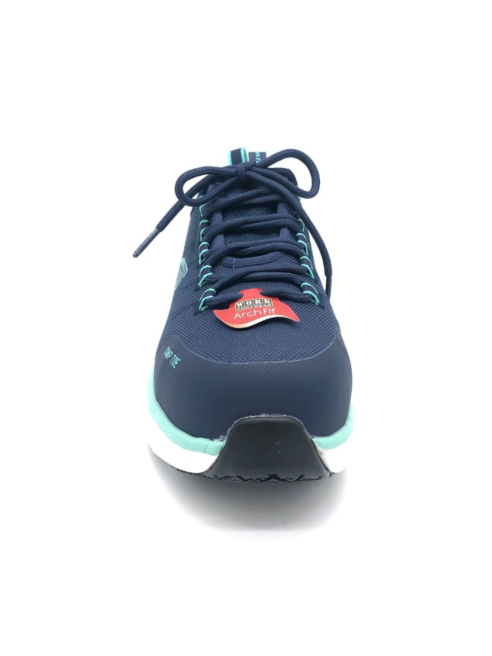 'Skechers' Women's Arch Fit Ebinal EH Comp Toe - Navy / Aqua 2 'Skechers' Women's Arch Fit Ebinal EH Comp Toe - Navy / Aqua - Image 2