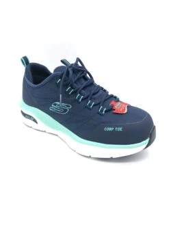 'Skechers' Women's Arch Fit Ebinal EH Comp Toe - Navy / Aqua 11 'Skechers' Women's Arch Fit Ebinal EH Comp Toe - Navy / Aqua -Travs Outfitter Store IMG 3421