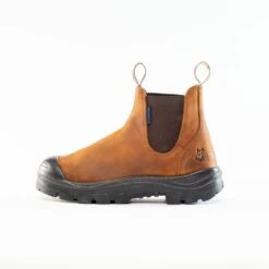 'Steel Blue' Men's 6" Hobart PR EH MetGuard Bump Steel Toe - Brown -Travs Outfitter Store J1P1486