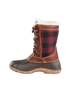 'Baffin' Women's Jasper Insulated WP Boot - Red / Black Plaid -Travs Outfitter Store JASPER RAF MEDIAL