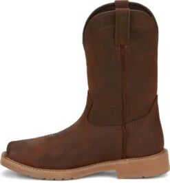 'Justin' Men's 11" Buster Water Buffalo EH WP Steel Toe - Pecan Brown 13 'Justin' Men's 11" Buster Water Buffalo EH WP Steel Toe - Pecan Brown -Travs Outfitter Store JST 009 SE3101