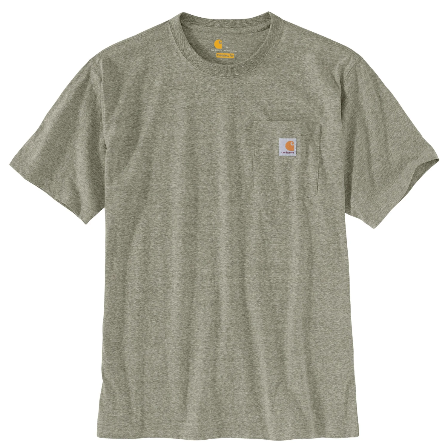 'Carhartt' Men's Loose Fit Heavyweight Pocket T-Shirt - Winter Moss Heather 1 'Carhartt' Men's Loose Fit Heavyweight Pocket T-Shirt - Winter Moss Heather