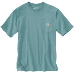 'Carhartt' Men's Loose Fit Heavyweight Pocket T-Shirt - Summer Blue Heather