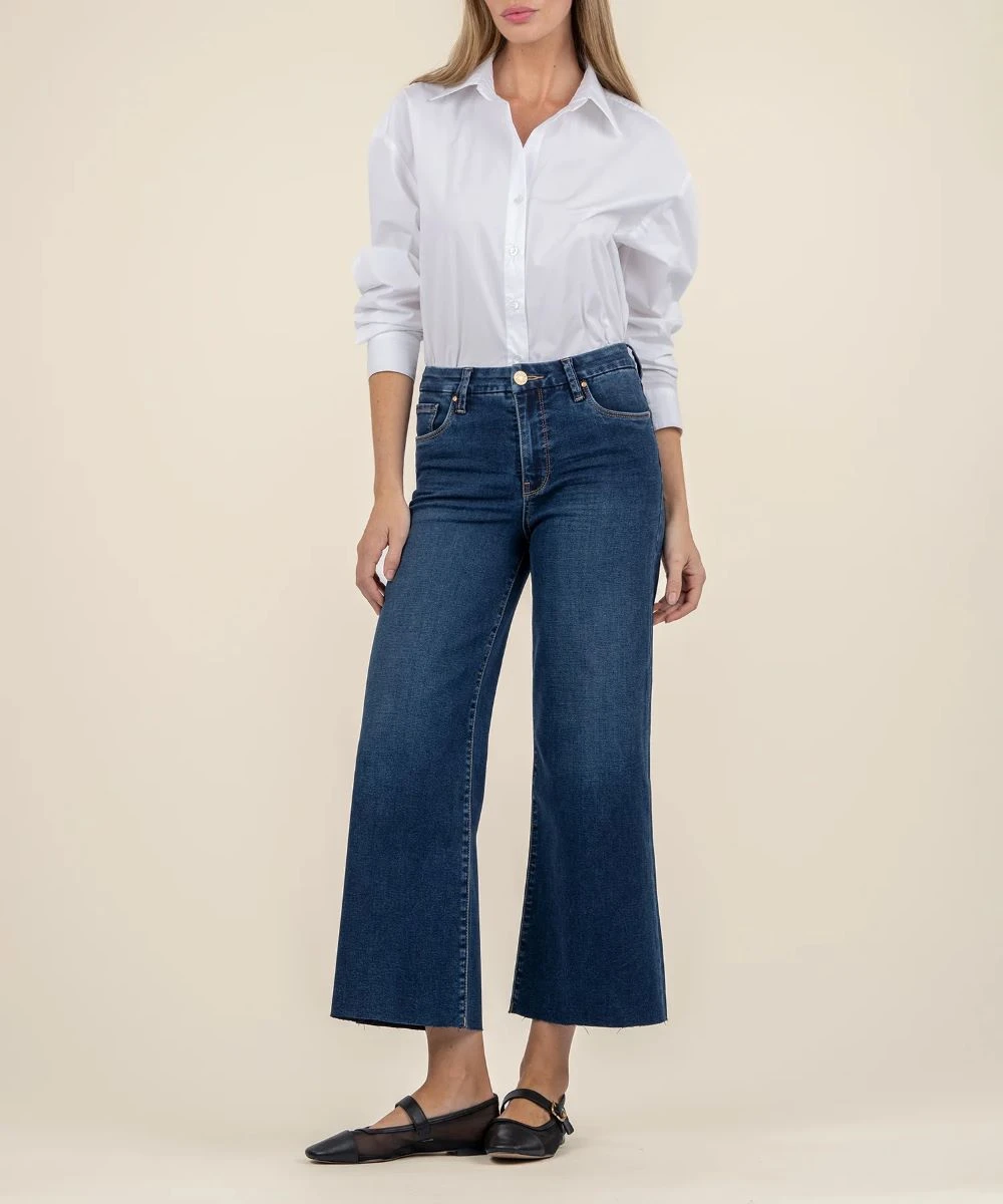 'Kut From The Kloth' Women's Meg High Rise Wide Leg Jeans - Demure 1 'Kut From The Kloth' Women's Meg High Rise Wide Leg Jeans - Demure