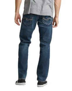'Silver Jeans' Men's Eddie - Dark Wash Indigo Denim -Travs Outfitter Store M42995RAS454 IND 02