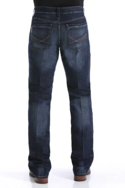 'Cinch' Men's Ian Slim Fit Jean - Dark Stone Wash -Travs Outfitter Store MB65436001 3