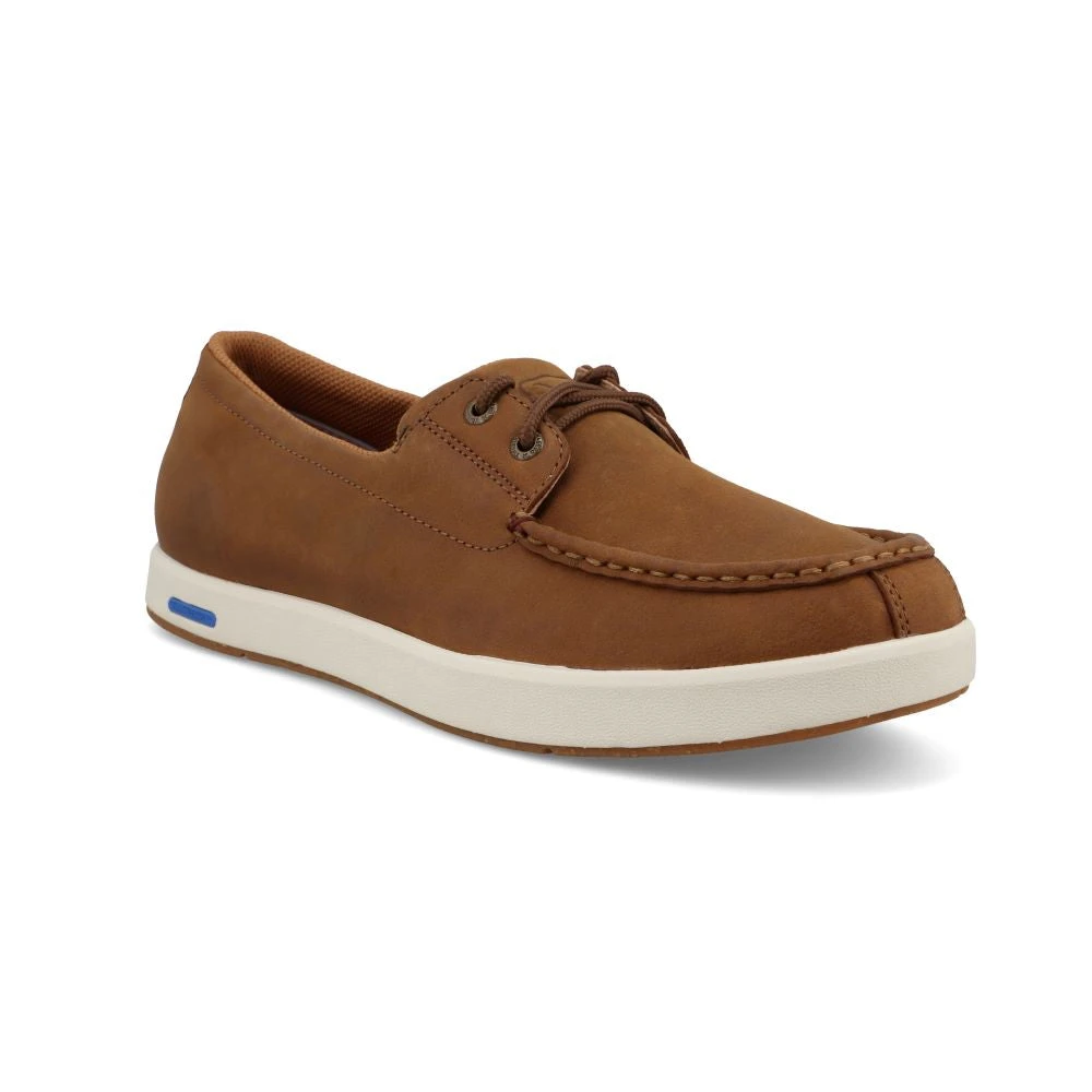 'Twisted X' Men's Ultralite X™ Boat Shoe - Lion Tan 6 'Twisted X' Men's Ultralite X™ Boat Shoe - Lion Tan - Image 6