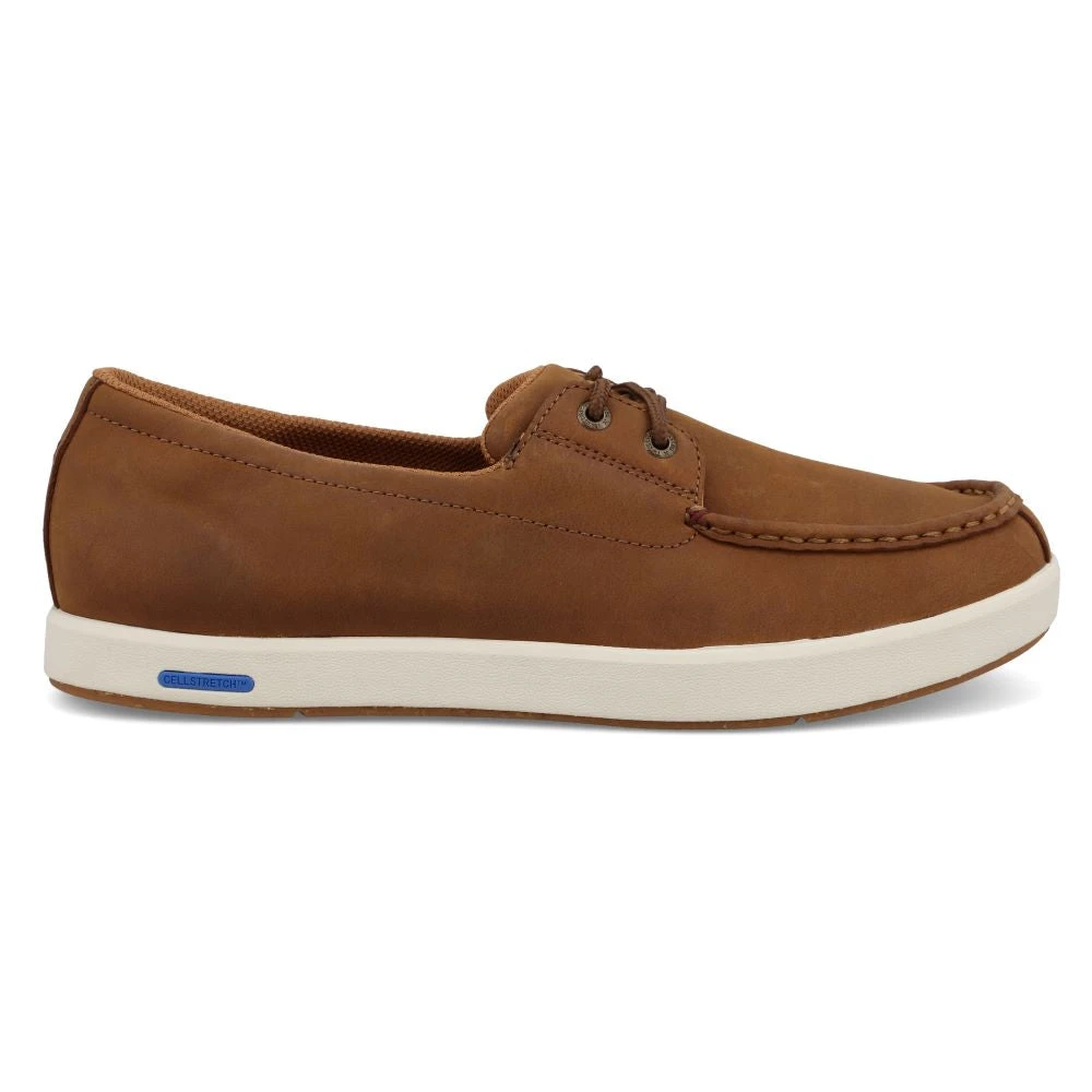 'Twisted X' Men's Ultralite X™ Boat Shoe - Lion Tan 1 'Twisted X' Men's Ultralite X™ Boat Shoe - Lion Tan