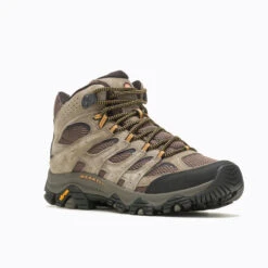 'Merrell' Men's Moab 3 Mid Hiker - Walnut (Wide) -Travs Outfitter Store MRLM J035869 040722 S21 045 fe816aeb ff10 4702 ae4c 79a90367016a