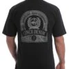 'Cinch' Men's Classic Crew Neck Logo Tee - Black