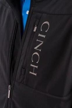 'Cinch' Men's Concealed Carry Bonded Logo Jacket - Black 7 'Cinch' Men's Concealed Carry Bonded Logo Jacket - Black -Travs Outfitter Store MWJ1043014 5