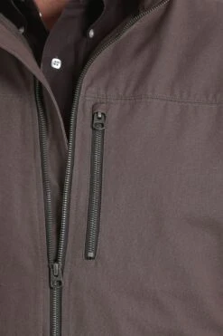 'Cinch' Men's Concealed Carry Canvas Twill Jacket - Stone -Travs Outfitter Store MWJ1505001 5