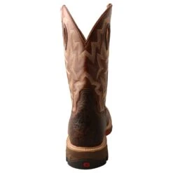 'Twisted X' Men's 12" Cellstretch WP Western Square Toe - Smokey Chocolate / Spice -Travs Outfitter Store MXBW002 BK 4800x4800 1781752e 6872 462a 9dc0 7fee97e75d70
